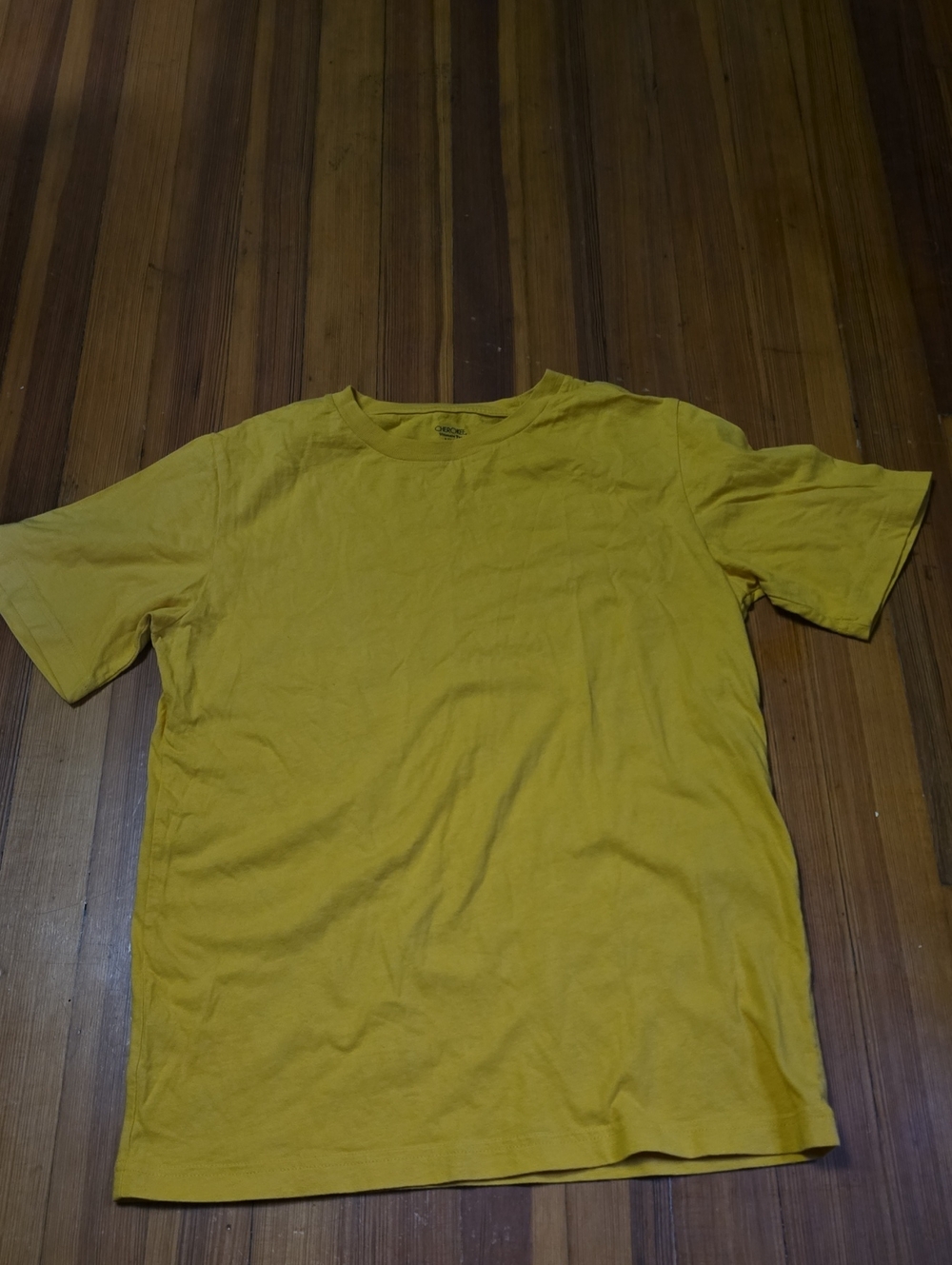 Cherokee Men's Short Sleeve T-Shirt - Mustard Yellow